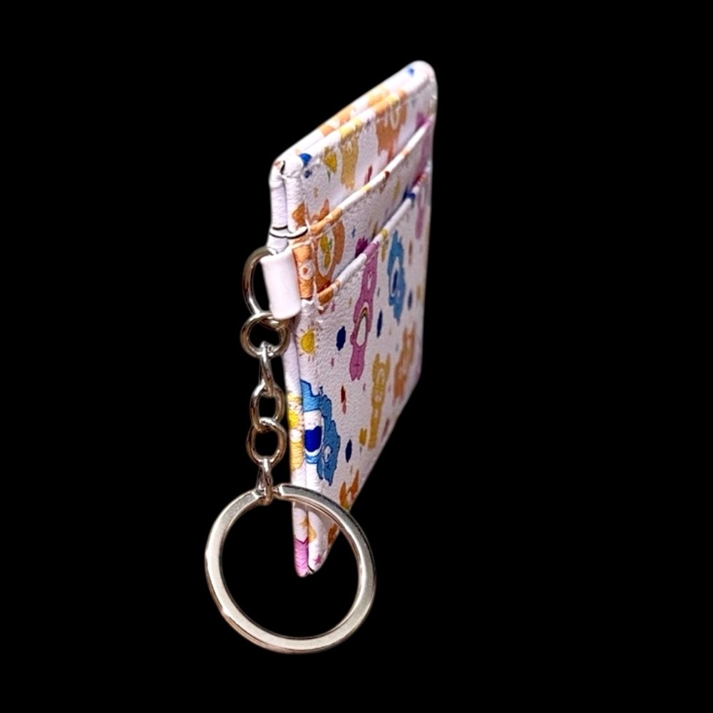 Care Bears Colorful Print Keychain Card Holder Wallet - Picture 3 of 5
